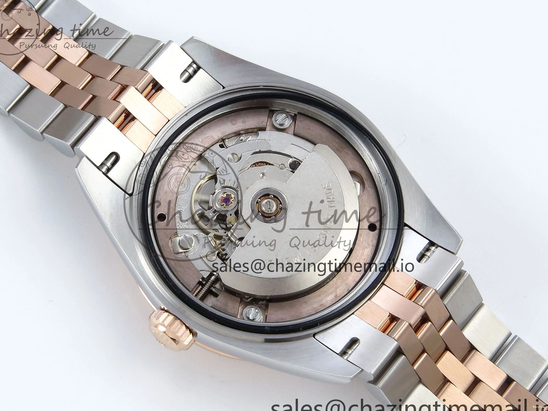 MiroTime 0324 DateJust 31 278381RBR ARF 1:1 Best Edition 904L Steel White Diamonds Dial Diamonds Bezel on SS RG Jubilee Bracelet ETA Versatile 392